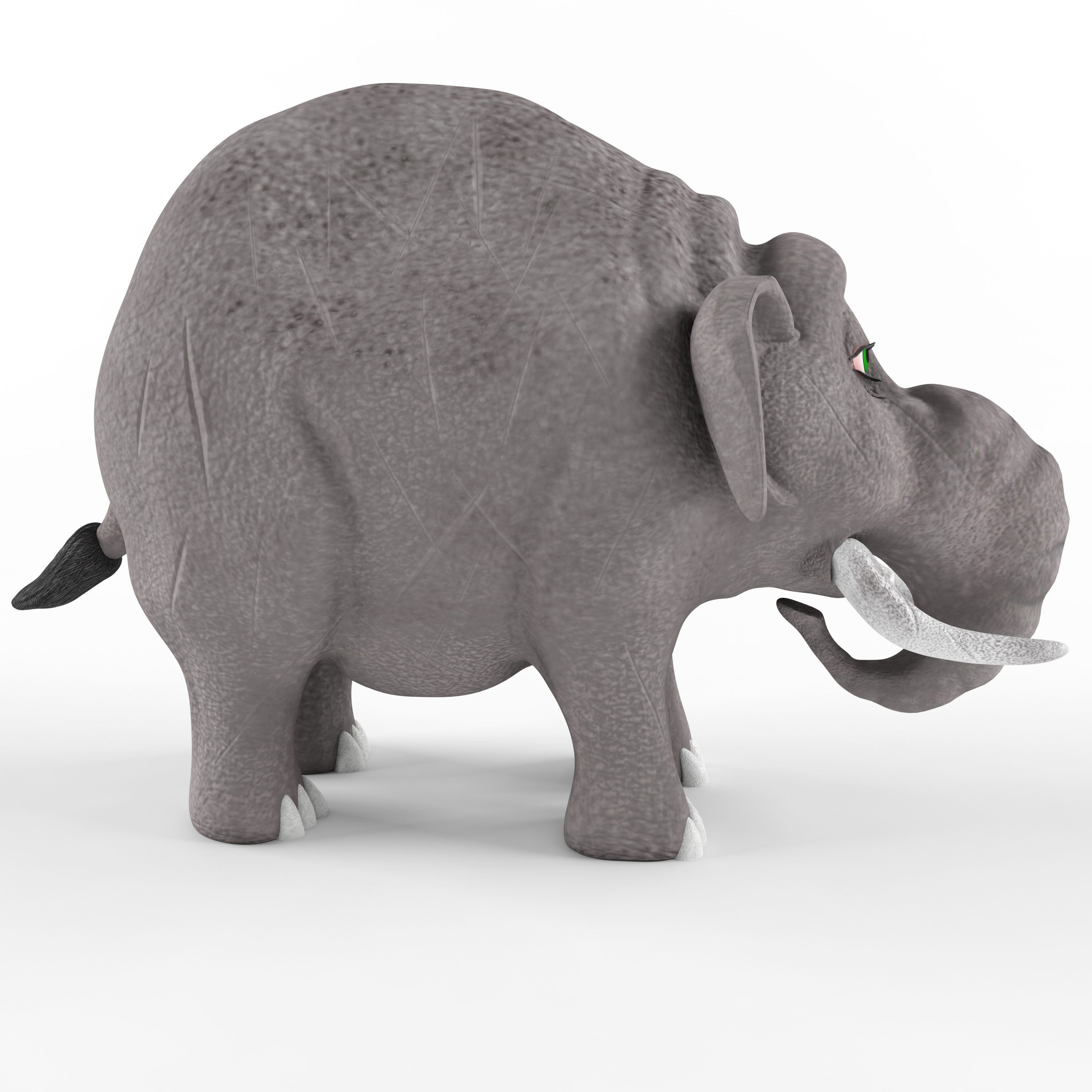 Childrens plastic toy Elephant by T1989 3DOcean